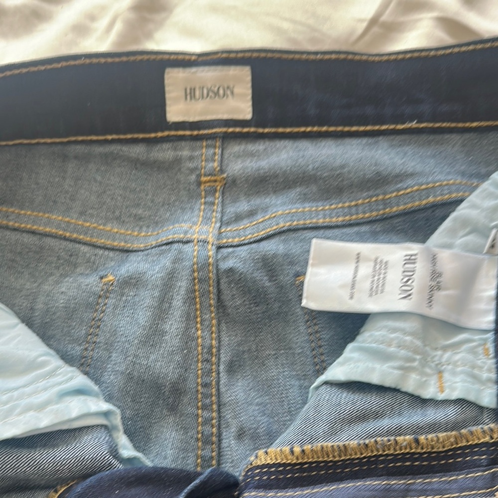 Hudson Dark Blue Denim Jeans - Picture 5 of 5